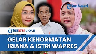 Iriana Joko Widodo Terima Gelar Kehormatan Bintang Republik Indonesia Adipradana