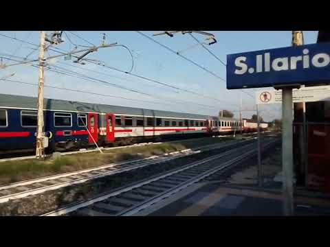 Doppia E402B Con Intercity In Transito A S.Ilario D'enza