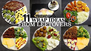 I tried these trending wraps from leftovers, and they were a huge hit :)