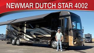 A preview image of the linked video showcasing 2019 Newmar Dutch Star 4002