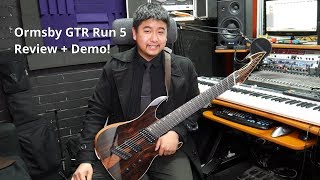 Video thumbnail for Ormsby Hype GTR Run 5 Macassar Ebony 8-String Guitar Review + Demo by Van Leucia