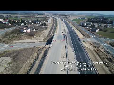 [25.04.2022] Film lotniczy - Budowa drogi S5 odc. 1 Nowe Marzy - Dworzysko