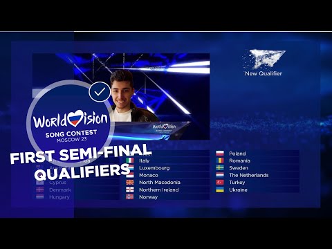 The exciting qualifiers announcement of the first Semi-Final - 23rd Worldvision Song Contest