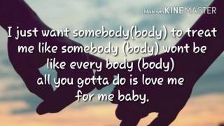 Treat Me Like Somebody - Tink  lyrics