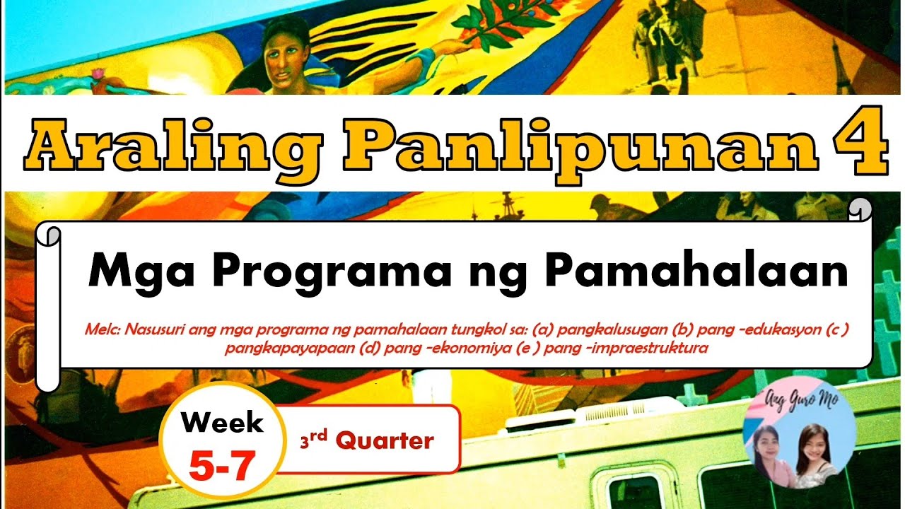 AP 4: MGA PROGRAMA NG PAMAHALAAN