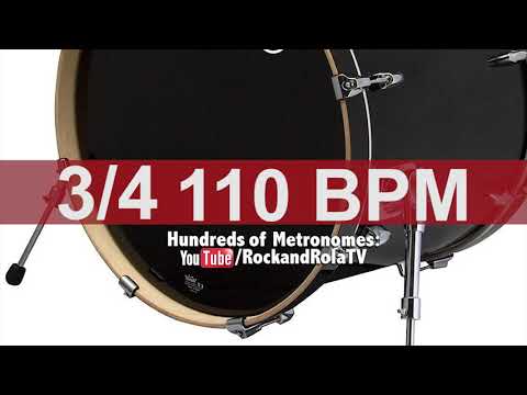 🔴 110 BPM 1 3/4 Kick Drum Metronome