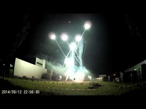 Winkeliersdemo Cafferata vuurwerk finale 2014