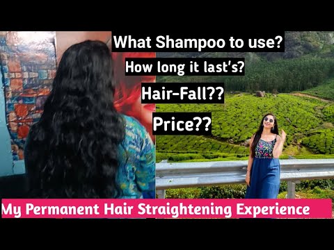 My Permanent Hair Straightening Experience| Hair Smoothening| Price| what products should be used|