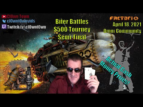 Factorio PVP Biter Battles Omni $500 Tournament - Semi-Final - April 18, 2021