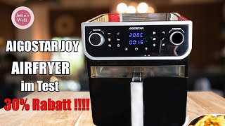 AIGOSTAR "JOY" Heißluftfritteuse | 30% Rabatt | Unser Test | Unsere Meinung ✔