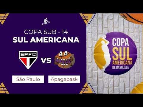 Apagebask x São Paulo - 4ª rodada da Copa Sul-Americana de Basquete Sub-14 | 13/07/2022
