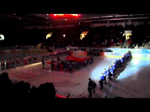 HC Tábor - HC Řisuty - finále - slavnostní nástup