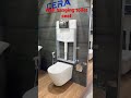 Wall hanging toilet seat