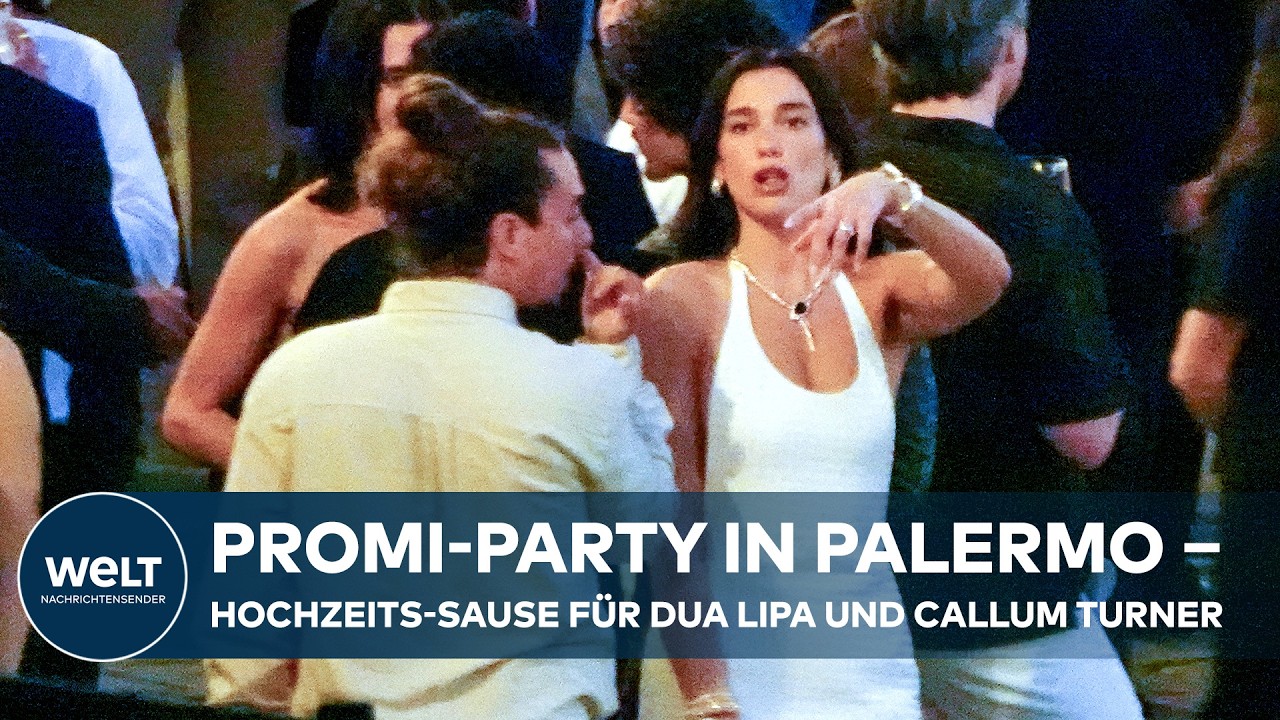 PALERMO IM VIP-FIEBER: Dua Lipa und Callum Turner feiern ihre Luxushochzeit mit über 200 Promigästen