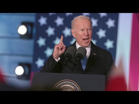 Biden says Putin 'cannot remain in power'