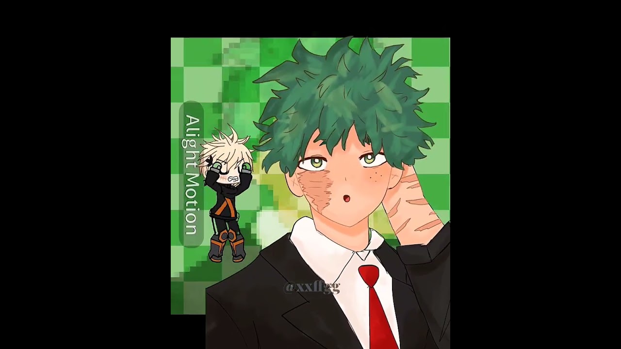 Oh my little baby boy!💚🧡~ #anime #bnha #animacion #alightmotion #bakudeku #bkdk [xxffgg] 