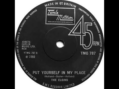 UK New Entry 1971 (177) Elgins - Put Yourself In My Place
