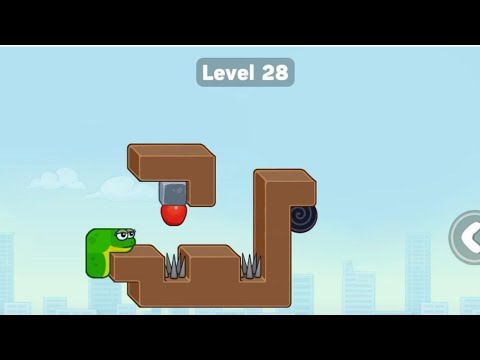 Snake Puzzle Slither to Eat Level 28 Walkthrough Solution