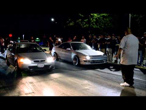 axelbuilt's integra vs civic