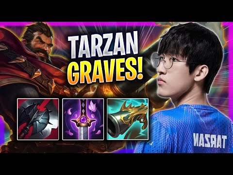 TARZAN IS A MONSTER WITH GRAVES! - LNG Tarzan Plays Graves JUNGLE vs Lee Sin! | Season 2023