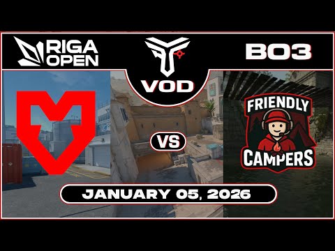 MOUZ NXT vs Friendly Campers | Urban RIGA Open S2 | #BO3 | @TrottahCS [ #cs2 #vod ]