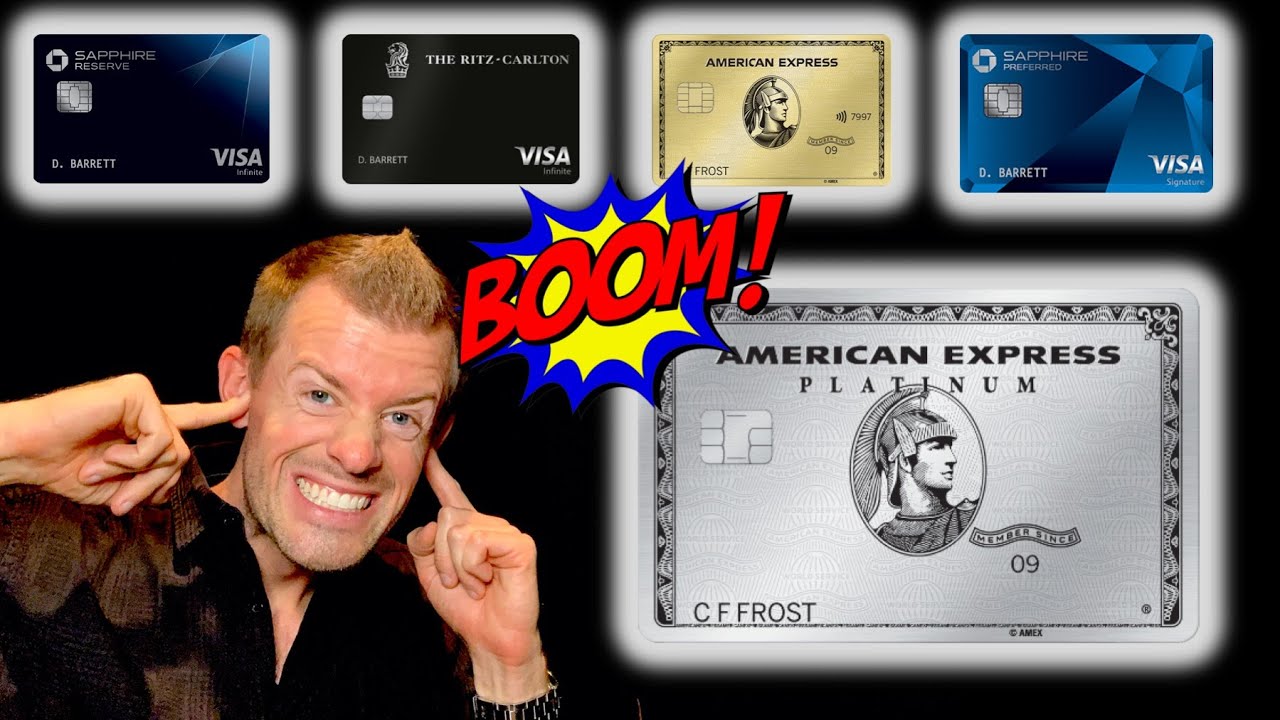METAL CREDIT CARD DROP TEST and WEIGHT! (4 Types of Metal Credit Cards)