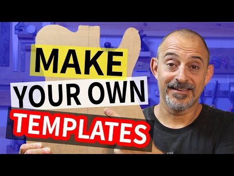 Make Your Own Electric Guitar Template