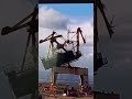 Demolition of crane gone wrong #shorts