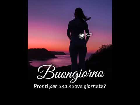 Pronti per una nuova giornata? Buongiorno