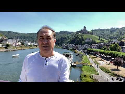 Cochem / Deutschland / Almanya'da bir şehir turu