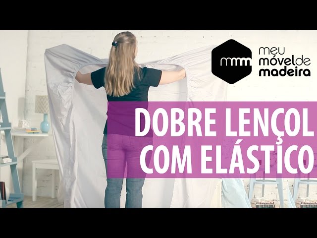 Como dobrar lençol com elástico