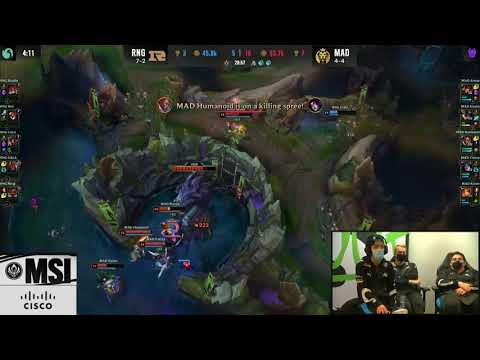 Blaber Laughing as Mad Lions ACE RNG at the Baron - MSI MAD vs RNG 2021 Rumble Stage Day 5