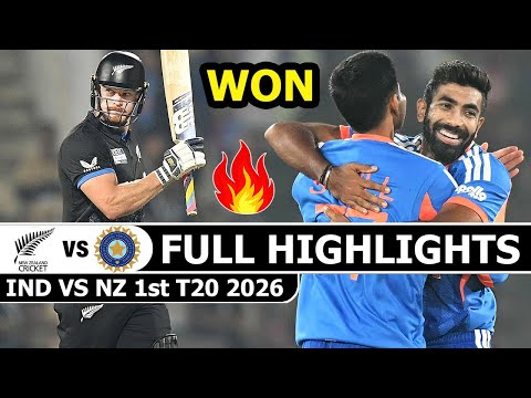 India Vs New Zealand Full Highlights 1st T20 Match 2026 | Ind Vs Nz