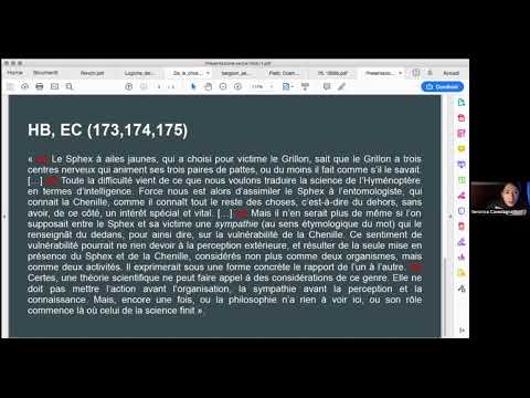 2022 Global Bergsonism Research Project — Veronica Cavedagna