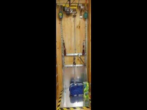 DIY Home Elevator Lift Dumbwaiter Attic Lift  GARAGE lift