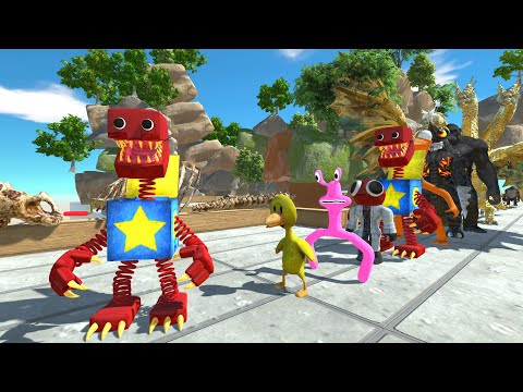 Boxy Boo Sky ISLAND DEATH RUN - Animal Revolt Battle Simulator