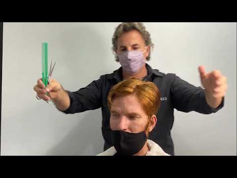 Corte masculino técnica mecha a mecha con navaja por Roberto Vernucci