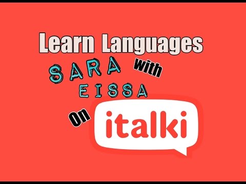 Learn Languages on italki with Sara Eissa Video