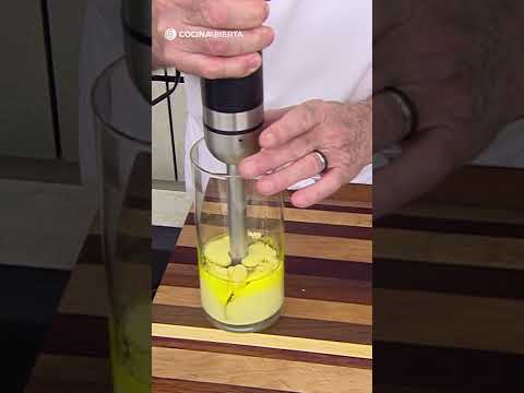 Karlos Arguiñano shows you how to make MAYONNAISE 🥚 It's so easy! 👩🏻‍🍳 Open Kitchen