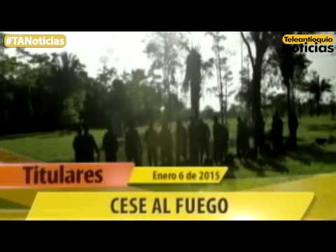 Titulares Teleantioquia Noticias AM - Martes 6 de enero de 2015