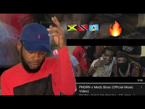 Jamaican🇯🇲Reacts to St.Lucia🇱🇨vs Trinidad🇹🇹 Music PNDRN x Medz Boss (Official Music Video)
