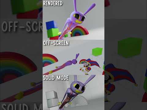 BEHIND THE SCENES 12 - THE AMAZING DIGITAL CIRCUS #tadc #jax #shorts