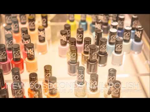 Rimmel London 60 Seconds Super Shine Nagų lakas Moterims 8 ml, 345 Black Cherries video