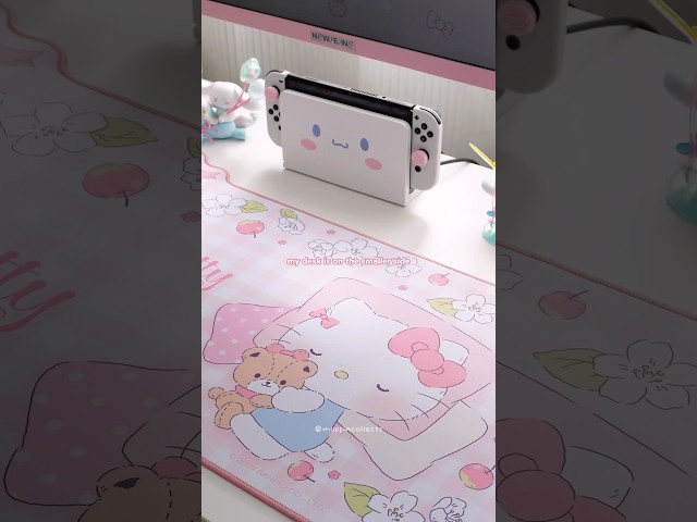 Vídeo relacionado con Alfombrilla de ratón Hello Kitty, paquete de suministros de oficina Sanrio con alfombrilla de mouse Sanrio con base de goma antideslizante para computadoras, laptop y calcomanías, más | Accesorios de