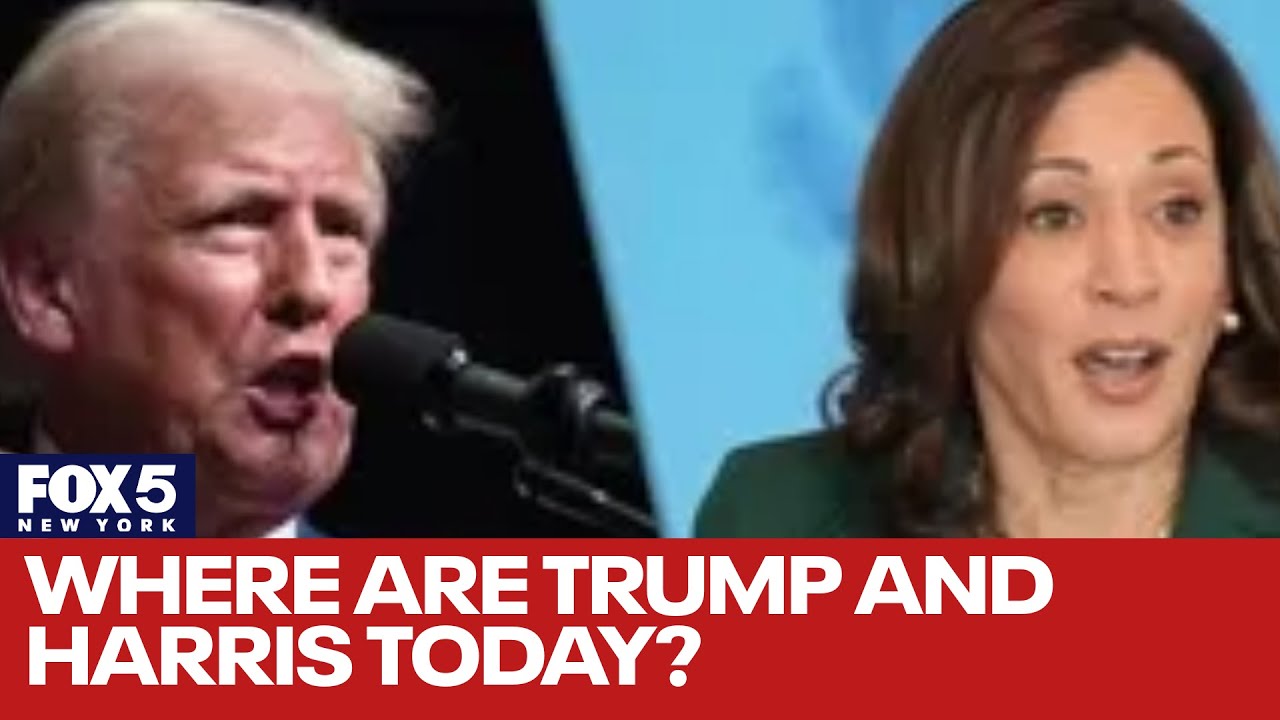 Election Day 2024 is two weeks away: Where are Trump, Harris today?