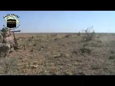 رباط عناصر كتيبة محكة المكرة على طريق اثريا خناصر في ريف حلب