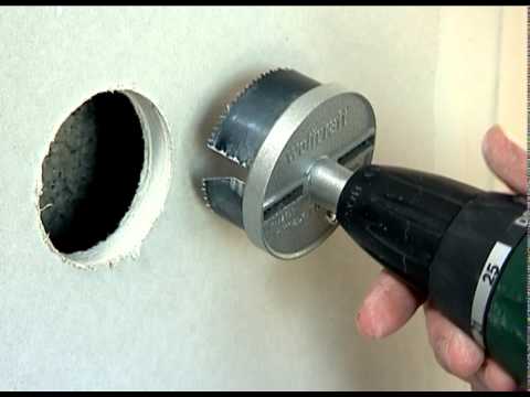 wolfcraft Schablone für Hohlwanddosen (Art.-Nr. 4050000)