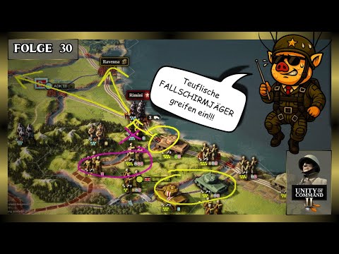 Evil Paratroopers intervene | Let's Play Unity of Command 2 – Victory in the West F. 30