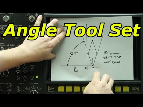 Mazak Lathe Tool Set Angle Less Than 90