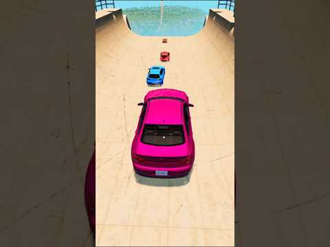 Small Cars Vs Mega Ramp | #beamngdrive #shorts